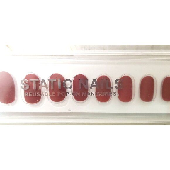 Static Nails THORNS AND ROSES Round Pop On Manicure 24pc Set 12 Sizes - Picture 2 of 4